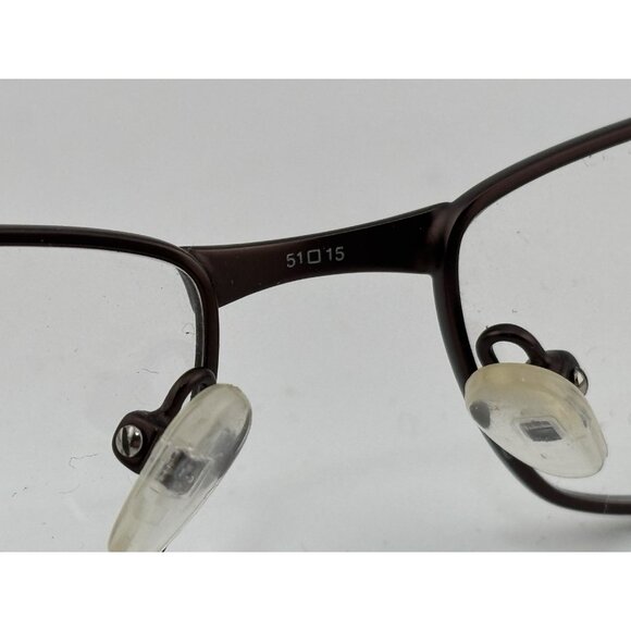 Hardcore Eyewear 1665 BRN 51-15-135 Yellow Plaid Eyeglass Frames - Picture 5 of 7